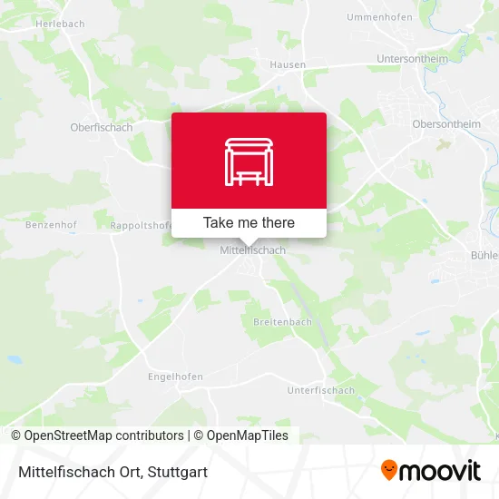 Карта Mittelfischach Ort