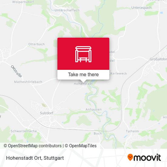 Карта Hohenstadt Ort
