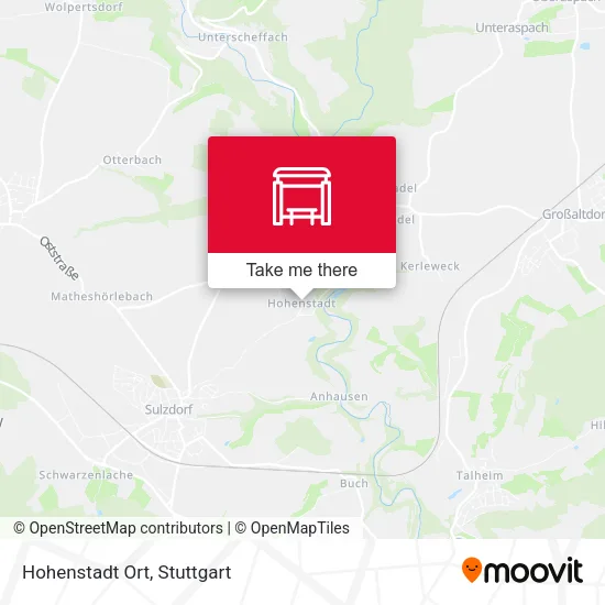 Карта Hohenstadt Ort