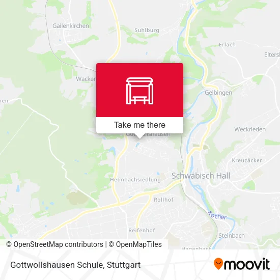 Карта Gottwollshausen Schule