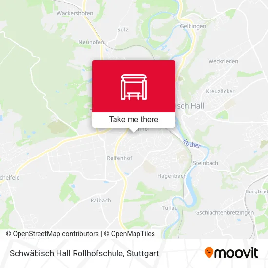 Карта Schwäbisch Hall Rollhofschule