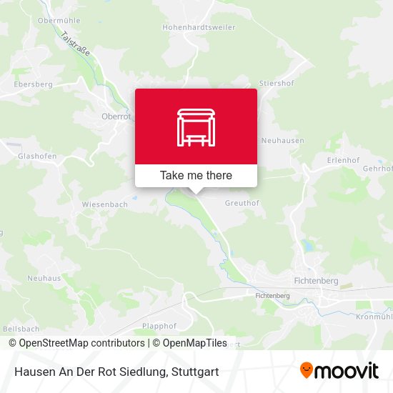 Карта Hausen An Der Rot Siedlung