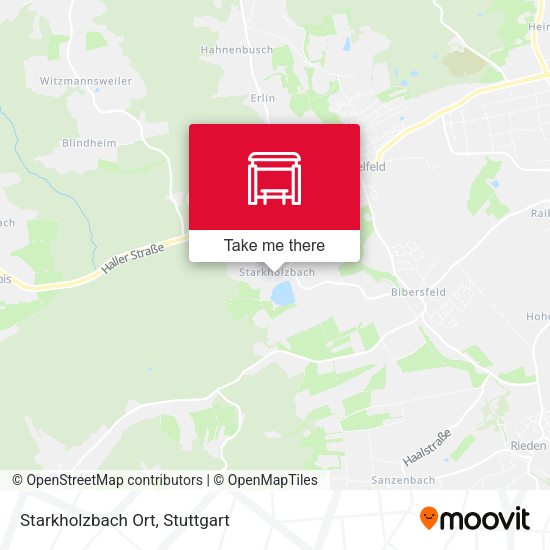 Карта Starkholzbach Ort