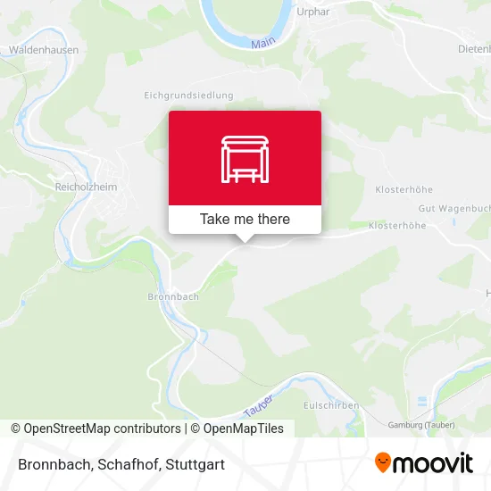 Карта Bronnbach, Schafhof