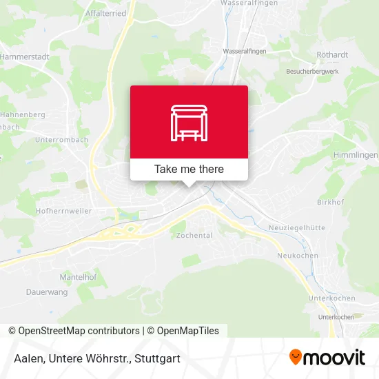 Карта Aalen, Untere Wöhrstr.