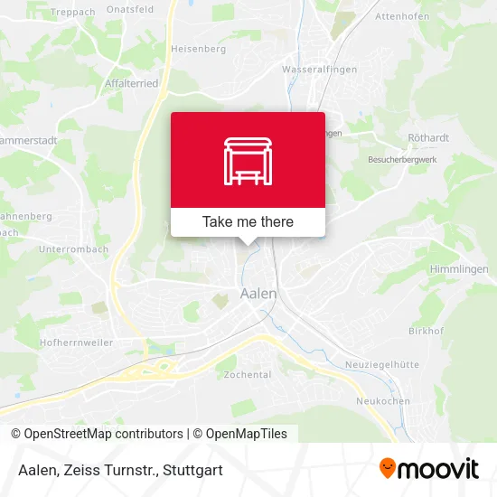 Карта Aalen, Zeiss Turnstr.