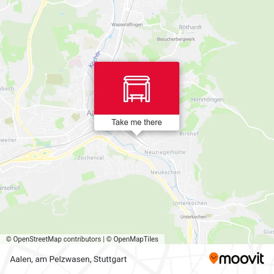 Карта Aalen, am Pelzwasen