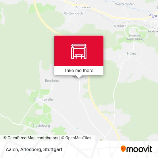 Карта Aalen, Arlesberg