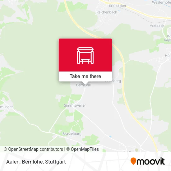Карта Aalen, Bernlohe