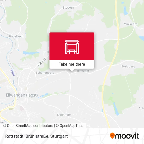 Карта Rattstadt, Brühlstraße