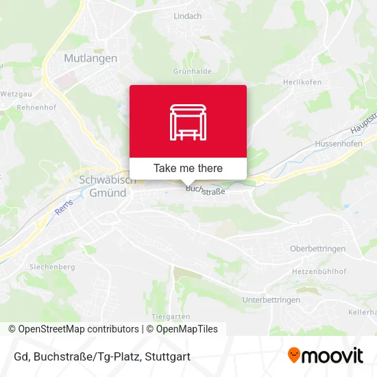 Карта Gd, Buchstraße/Tg-Platz