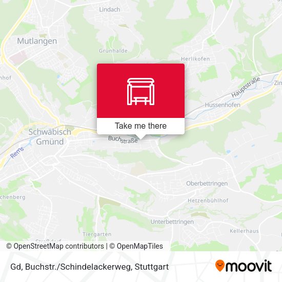 Карта Gd, Buchstr./Schindelackerweg