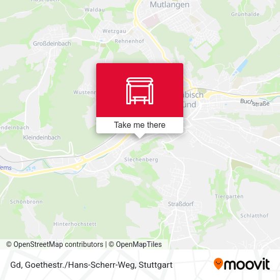 Карта Gd, Goethestr./Hans-Scherr-Weg