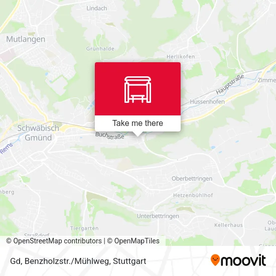 Карта Gd, Benzholzstr./Mühlweg