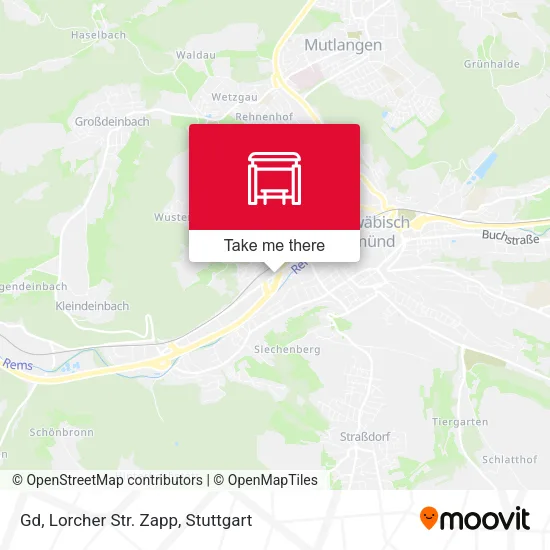 Карта Gd, Lorcher Str. Zapp