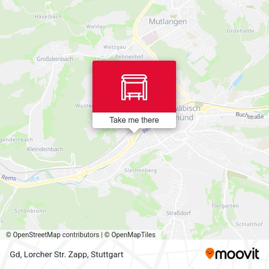 Карта Gd, Lorcher Str. Zapp