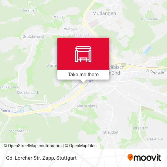 Карта Gd, Lorcher Str. Zapp