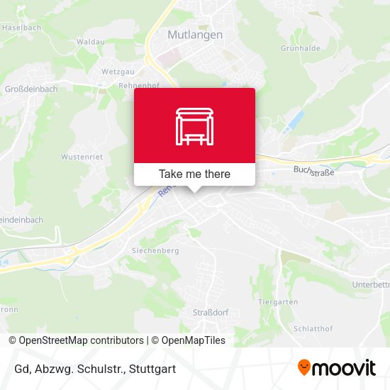 Карта Gd, Abzwg. Schulstr.