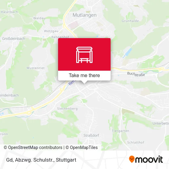 Карта Gd, Abzwg. Schulstr.