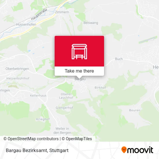 Карта Bargau Bezirksamt