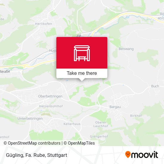 Карта Gügling, Fa. Rube