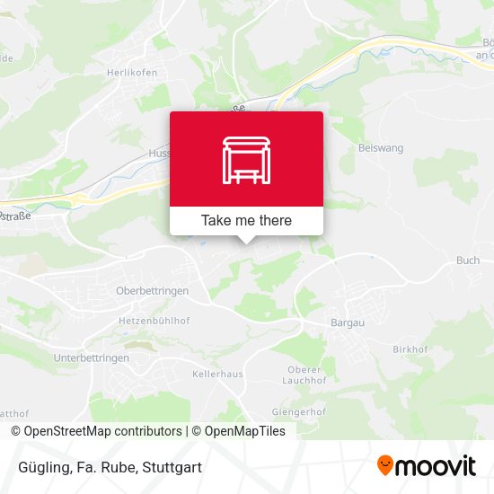 Карта Gügling, Fa. Rube