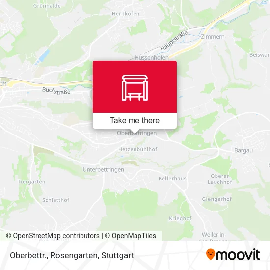 Карта Oberbettr., Rosengarten