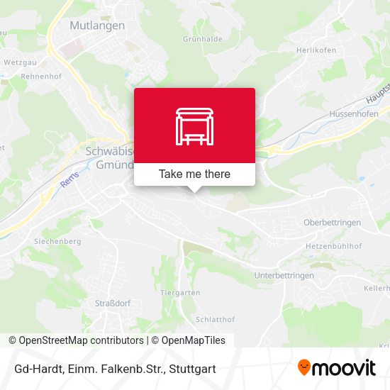 Карта Gd-Hardt, Einm. Falkenb.Str.