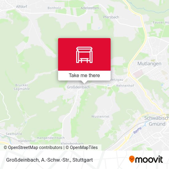 Карта Großdeinbach, A.-Schw.-Str.