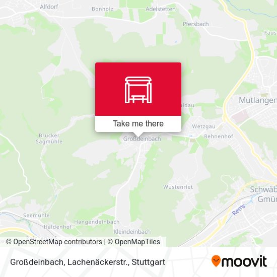 Карта Großdeinbach, Lachenäckerstr.