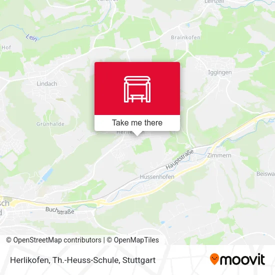 Карта Herlikofen, Th.-Heuss-Schule