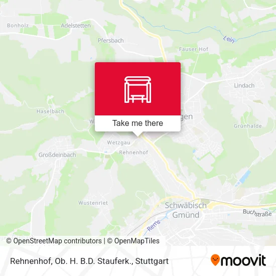 Карта Rehnenhof, Ob. H. B.D. Stauferk.