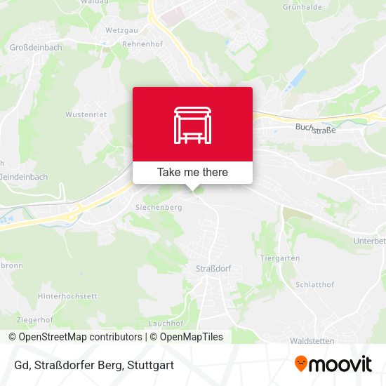 Карта Gd, Straßdorfer Berg