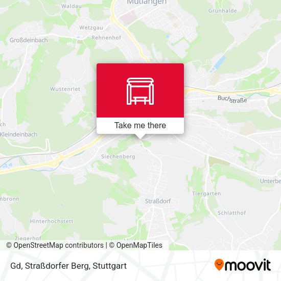 Карта Gd, Straßdorfer Berg