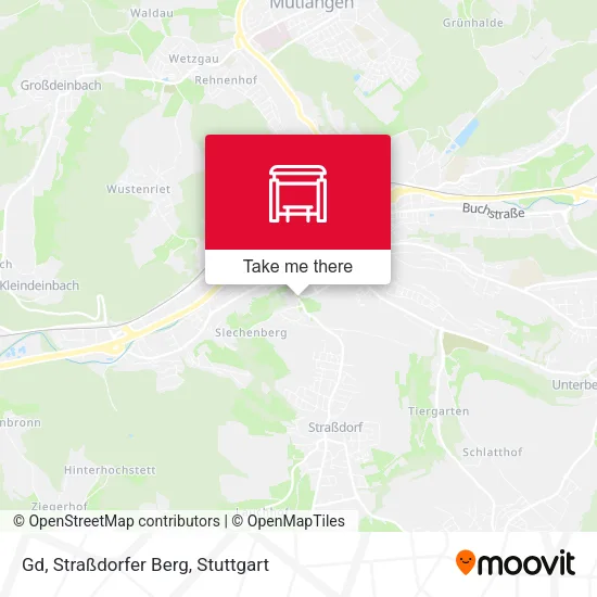 Карта Gd, Straßdorfer Berg