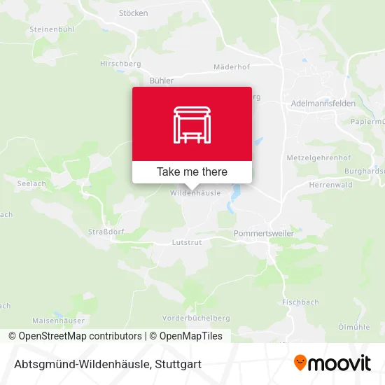Карта Abtsgmünd-Wildenhäusle