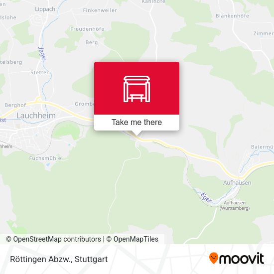 Карта Röttingen Abzw.