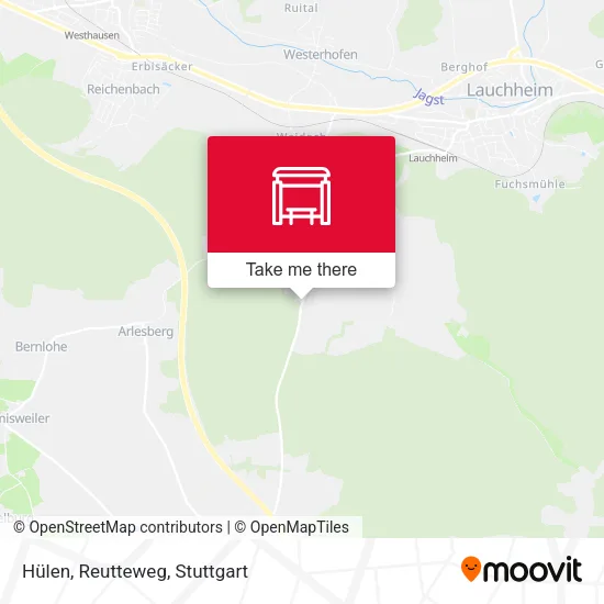 Карта Hülen, Reutteweg