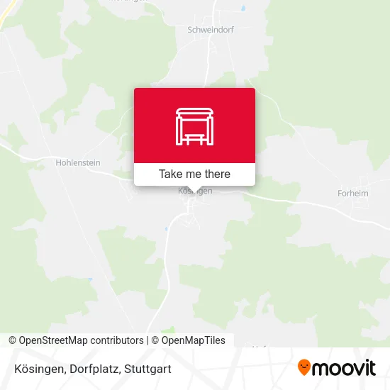 Карта Kösingen, Dorfplatz
