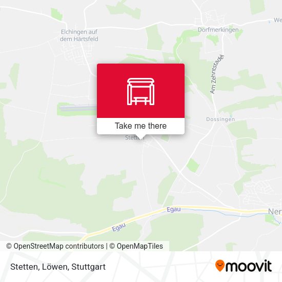 Карта Stetten, Löwen