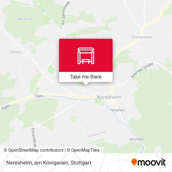 Карта Neresheim, am Königsrain