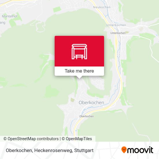 Карта Oberkochen, Heckenrosenweg