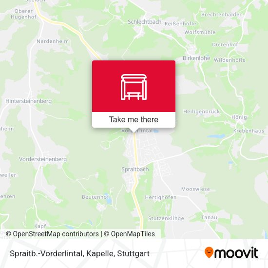 Карта Spraitb.-Vorderlintal, Kapelle