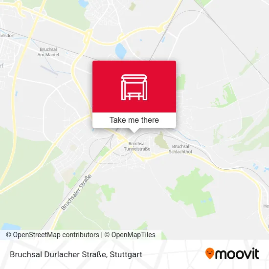 Карта Bruchsal Durlacher Straße