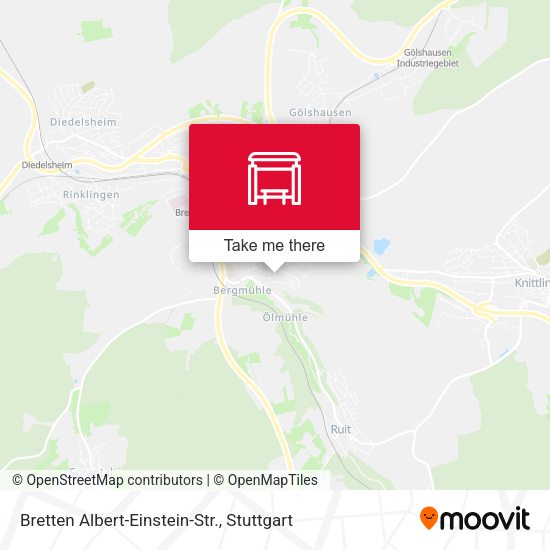Карта Bretten Albert-Einstein-Str.