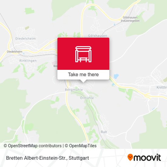 Карта Bretten Albert-Einstein-Str.