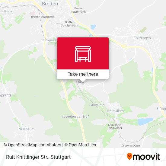 Карта Ruit Knittlinger Str.