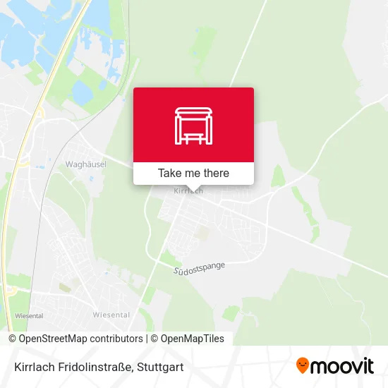 Карта Kirrlach Fridolinstraße