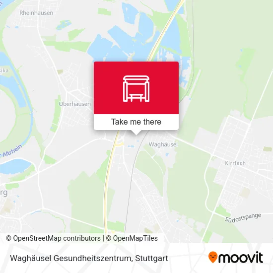 Карта Waghäusel Gesundheitszentrum