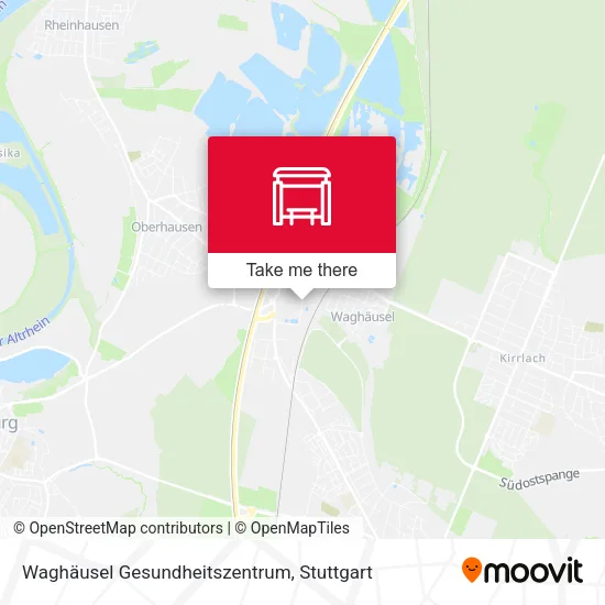 Карта Waghäusel Gesundheitszentrum